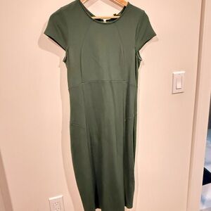 Felicity & Coco Olive Cap Sleeve Midi Dress